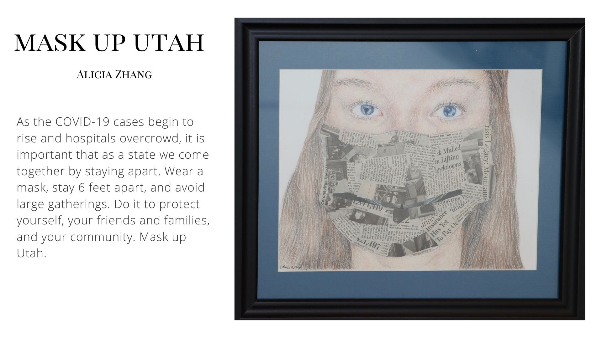 Mask Up Utah by Alicia Zhang