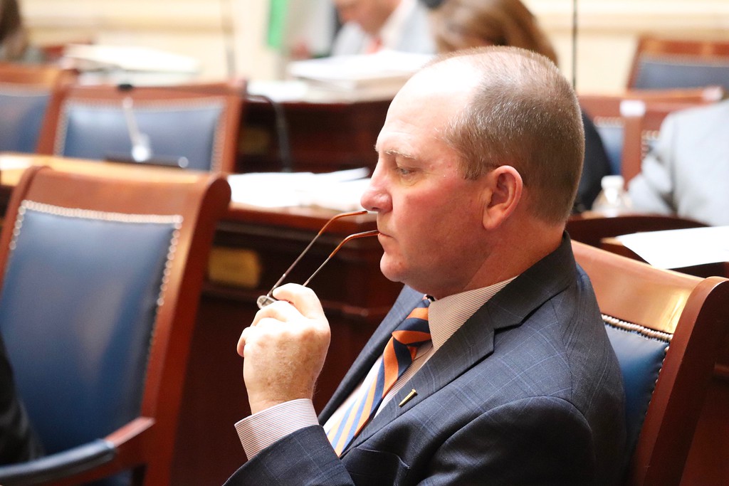 Senator Sandall on the Senate floor