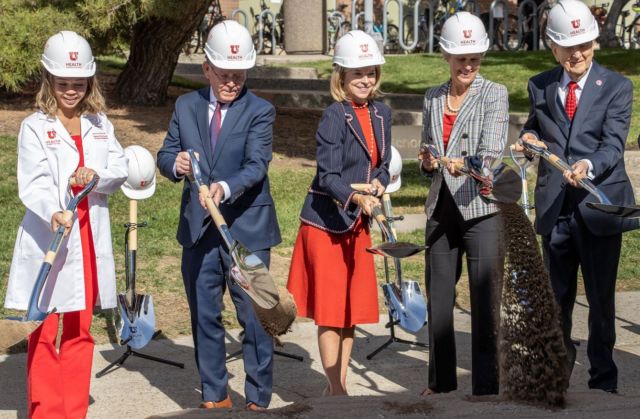 Last week, President Adams participated in the groundbreaking for the new Spencer Fox Eccles School of Medicine. 

“University of Utah is leading the industry in cutting-edge research and results. This facility will help continue our state's effort to deliver superior outcomes for generations.”
–President J. Stuart Adams