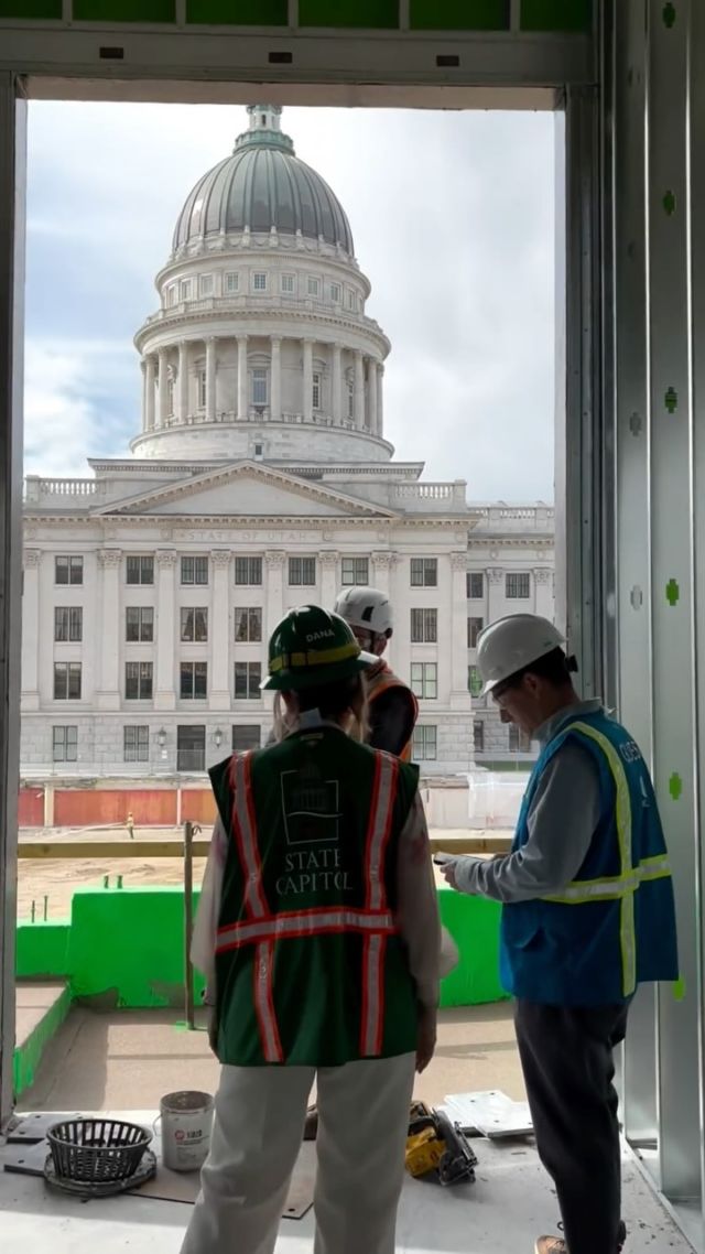 Things are taking shape at the new North Capitol Building, which will be home to the “Museum of Utah,” where visitors from across the globe can learn about our state’s rich history. 🏛️