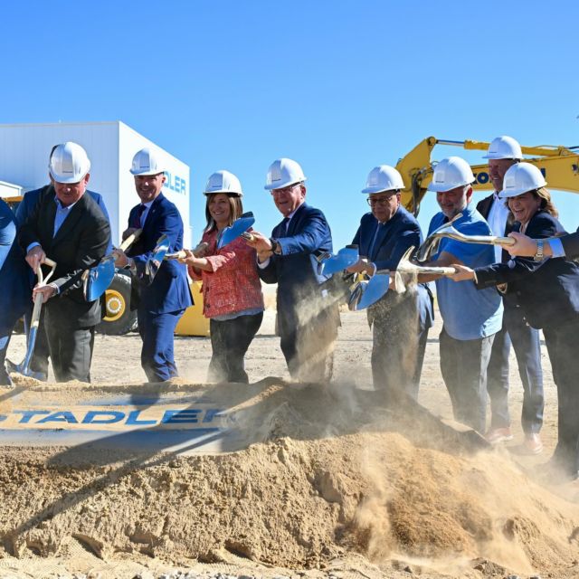 Strong public transportation is essential for supporting our state’s growing population. 🚉 Today, President Adams spoke at the groundbreaking of Stadler’s expansion into a 220,000-square-foot facility in Salt Lake City as part of a celebration of their partnership with UTA to build 80 new modern TRAX vehicles right here in Utah. With TRAX ridership increasing 18% since last year, the addition of state-of-the-art TRAX vehicles will support our rapidly growing communities, create new jobs and bring innovative light rail technology to North America.

#utpol #utleg